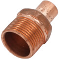 1/2" x 1" Copper x Male Adapter