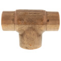 2" x 2" x 2-1/2" CxCxC Bullhead Tee