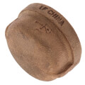 1-1/4" Threaded Brass Cap (Lead Free)