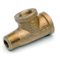 3/4" F x M x F Brass Street Tee (Lead Free)